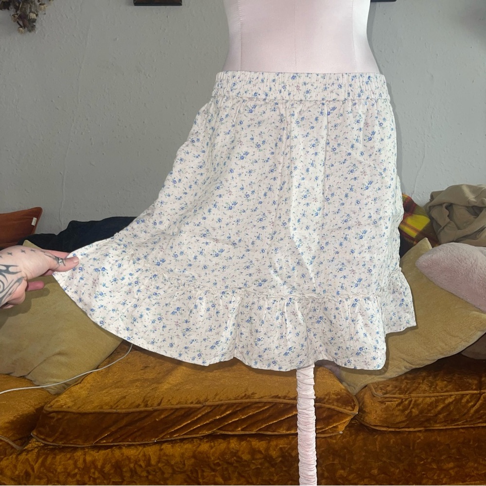 100% linen skirt